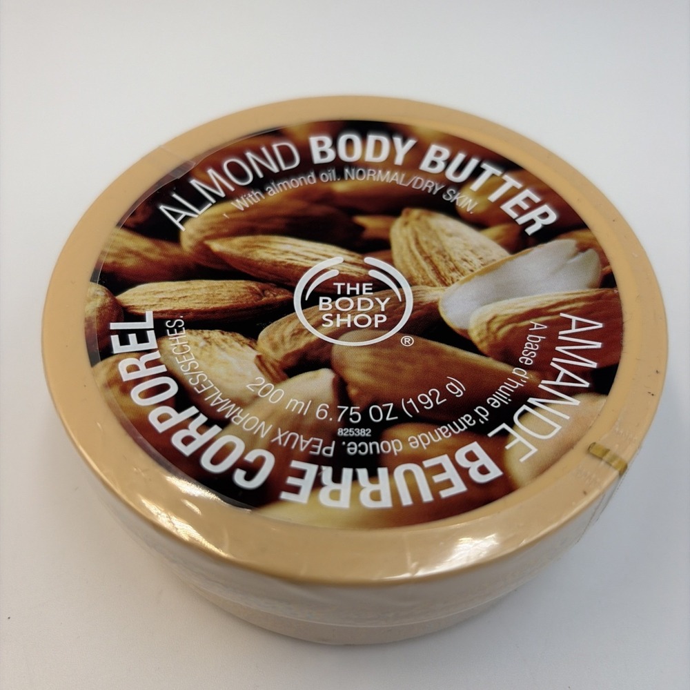 The Body Shop Original Formula Almond Body Butter 200 ml 6.75 oz Discontinued